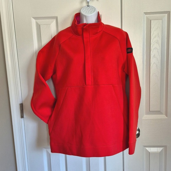 O'Neill Jackets & Blazers - O'Neill Formation Fleece red pink pullover‎ jacket women's XL New